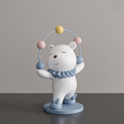 The Resin White Bear Figurines