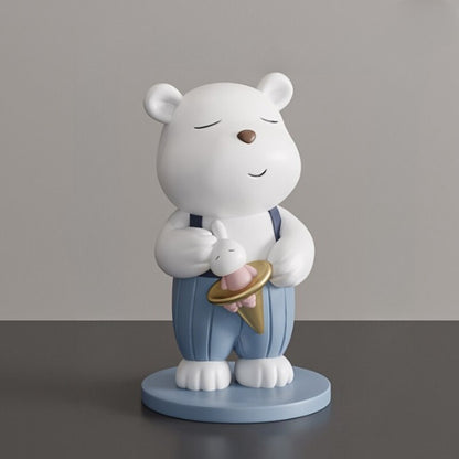 The Resin White Bear Figurines