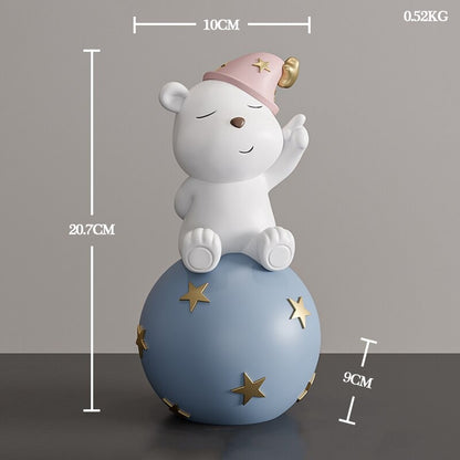 The Resin White Bear Figurines