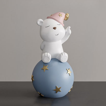 The Resin White Bear Figurines