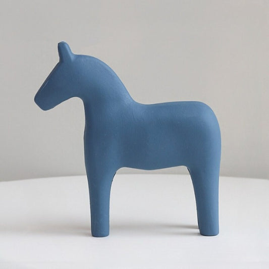 The Solid Colorful Horse Figurines