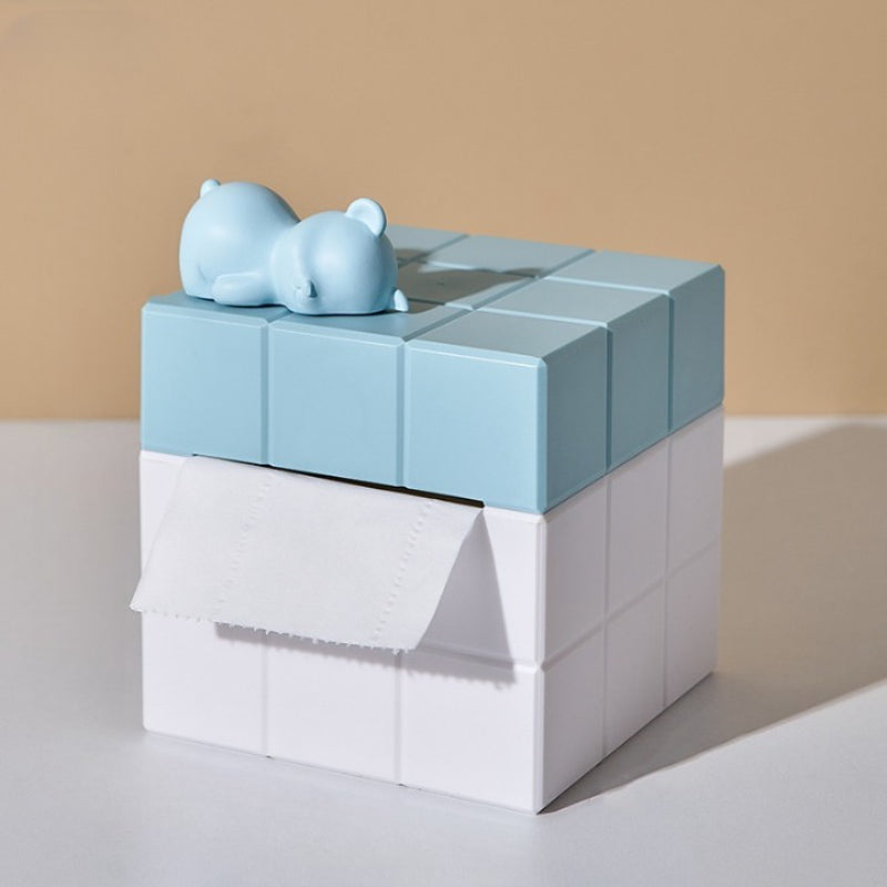 The Rubik's Cube Tissue Box