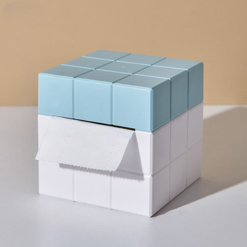 The Rubik's Cube Tissue Box