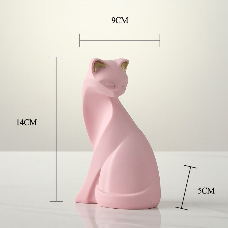 The Pink Cat Figurines