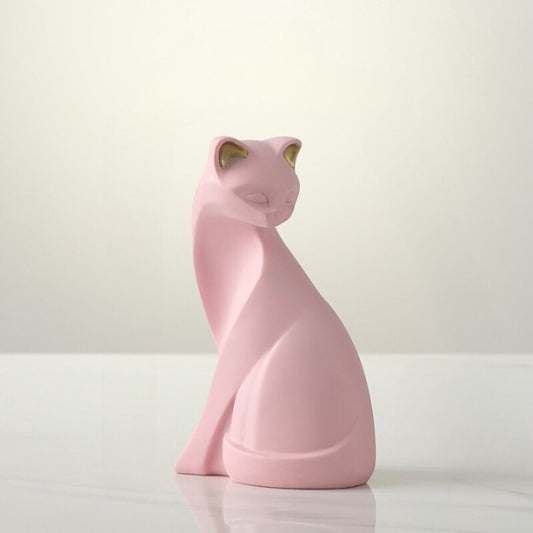 The Pink Cat Figurines