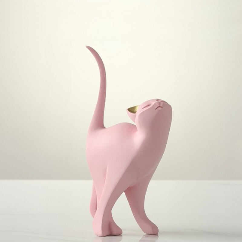 The Pink Cat Figurines