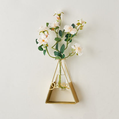 The Metal Golden Frame Vase