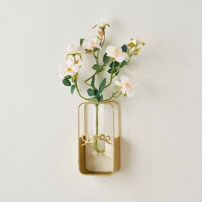 The Metal Golden Frame Vase