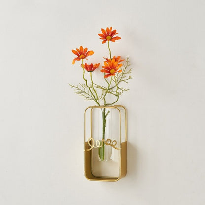 The Metal Golden Frame Vase