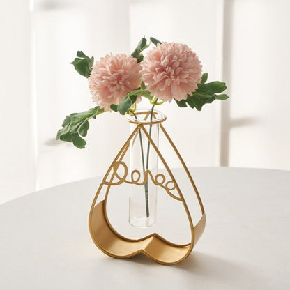 The Golden Framed Flower Vase