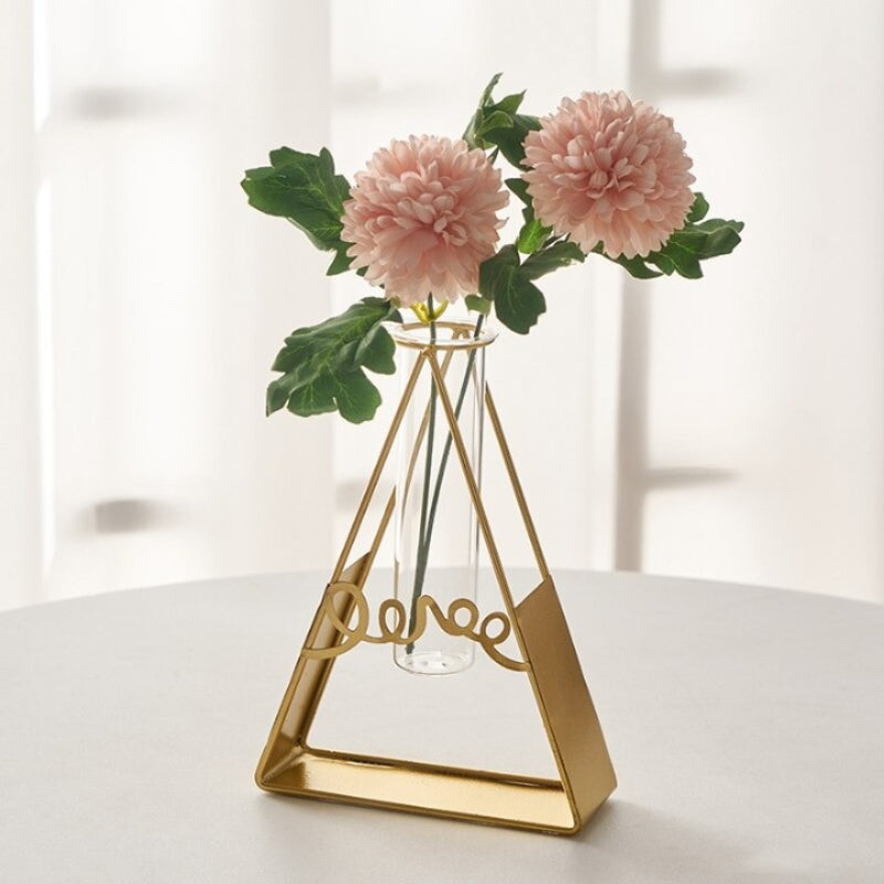 The Golden Framed Flower Vase