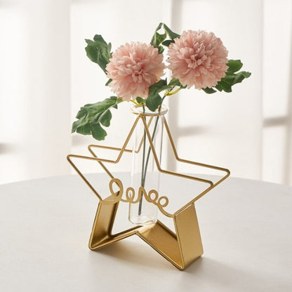 The Golden Framed Flower Vase