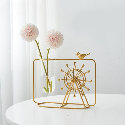 The Golden Windmill Flower Vase