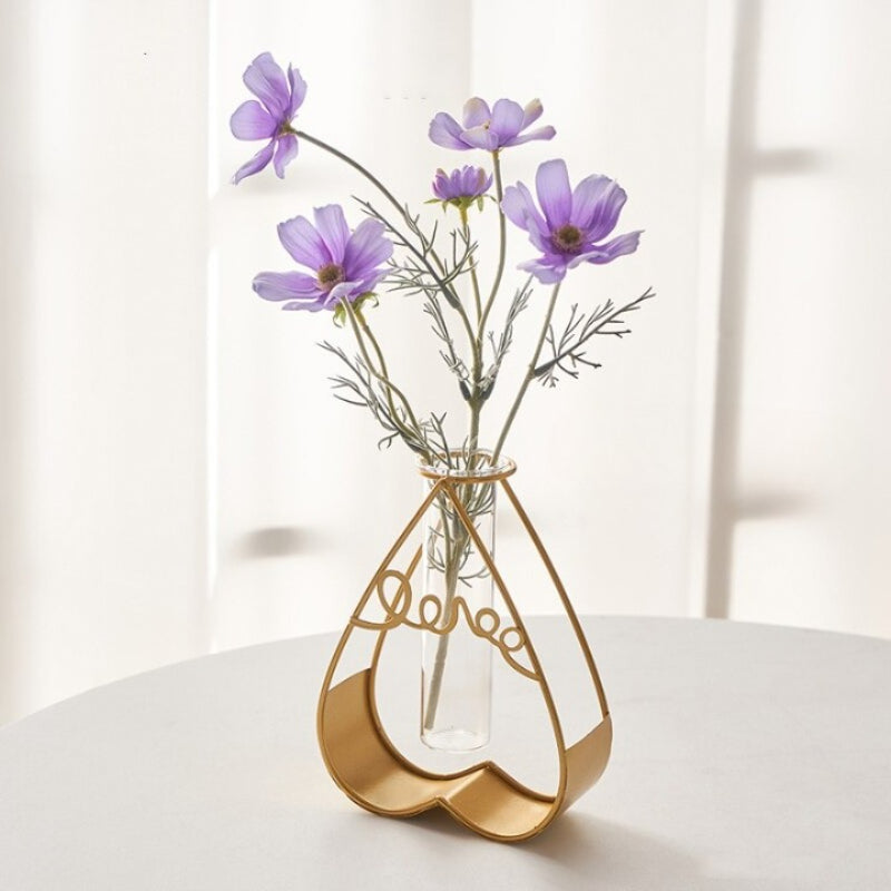 The Golden Framed Flower Vase