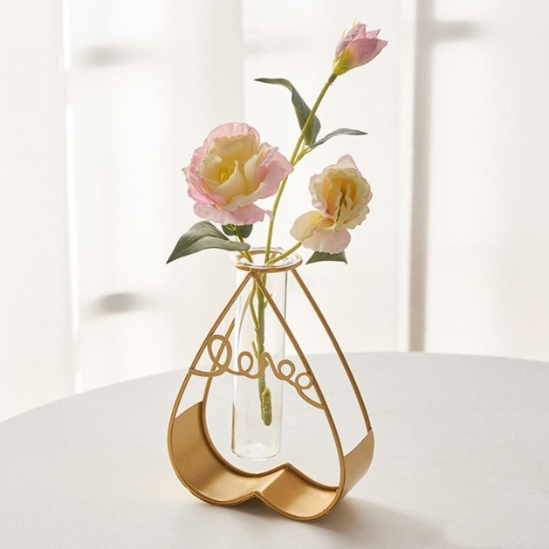 The Golden Framed Flower Vase