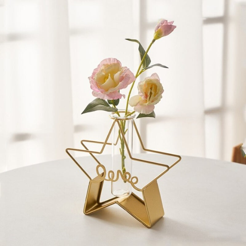 The Golden Framed Flower Vase