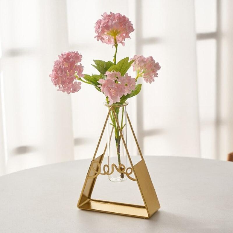 The Golden Framed Flower Vase