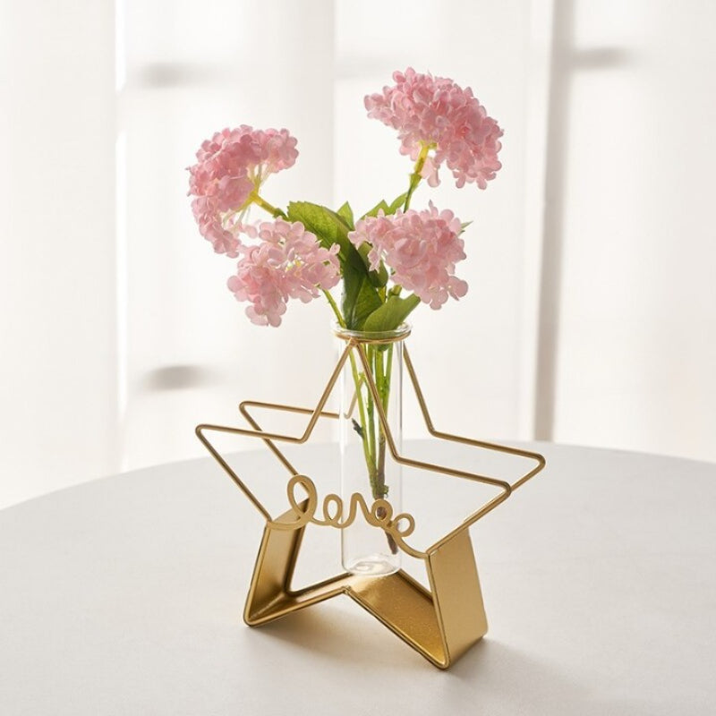 The Golden Framed Flower Vase