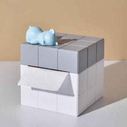 The Rubik's Cube Tissue Box