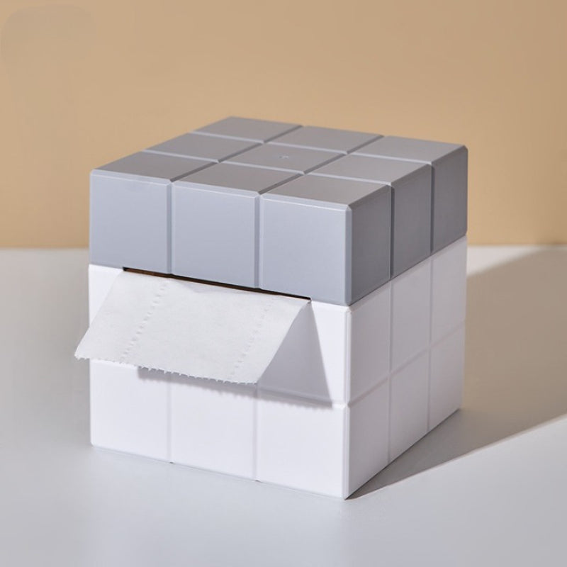 The Rubik's Cube Tissue Box