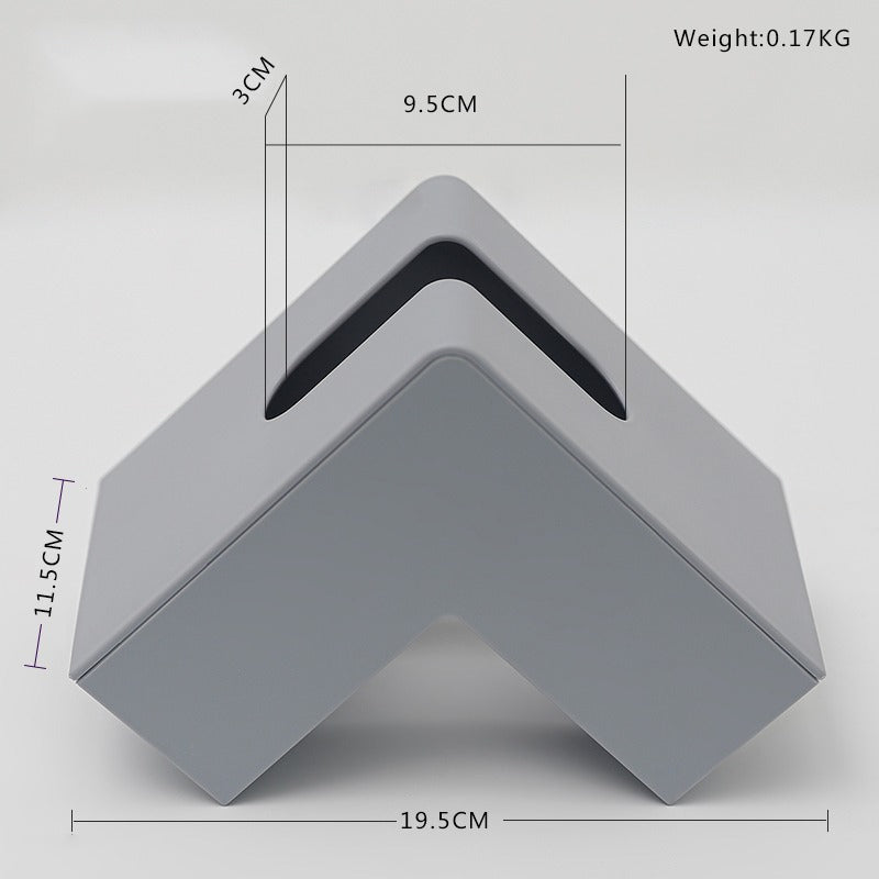 The Right Angle Tissue Box