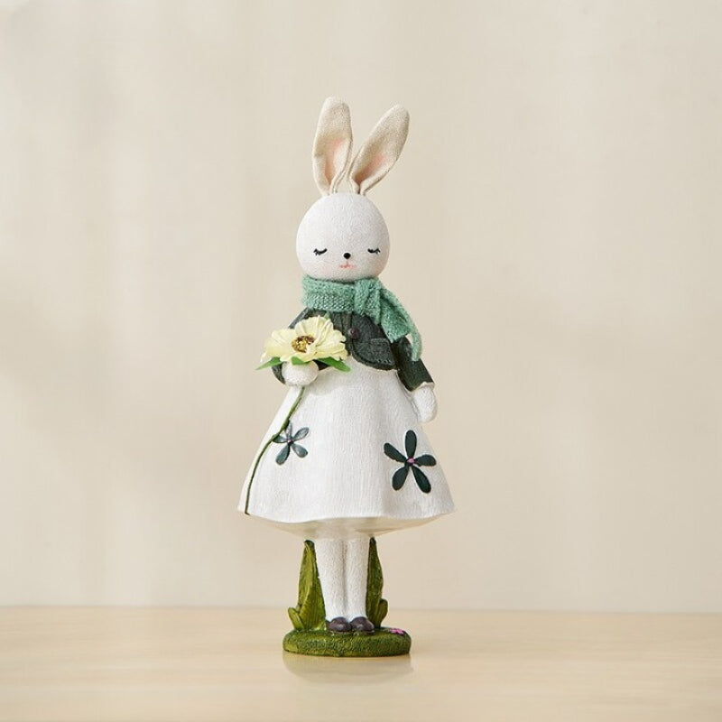 The Resin Stylish Rabbit Figurines