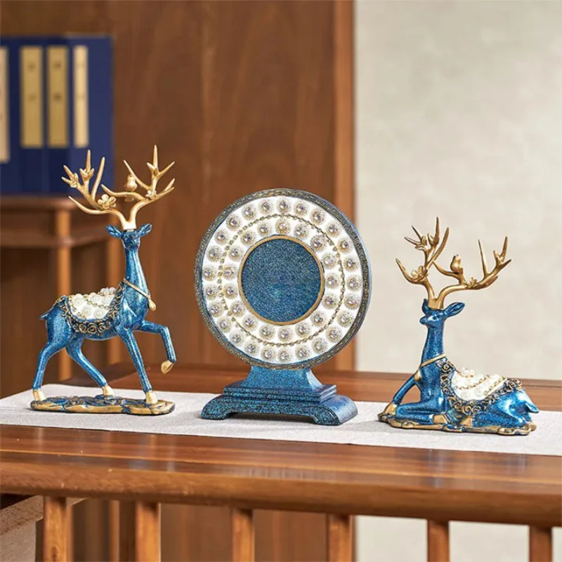 The Resin Reindeer Figurines