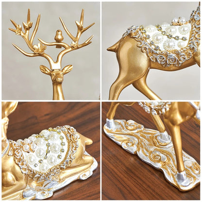 The Resin Reindeer Figurines