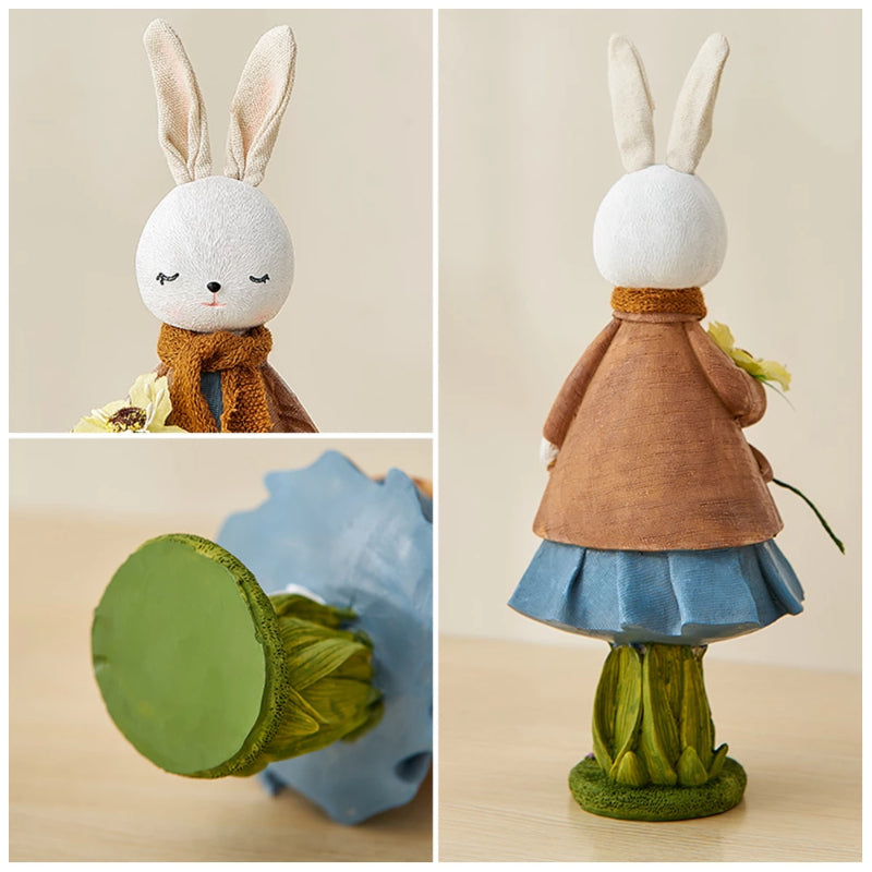 The Resin Stylish Rabbit Figurines