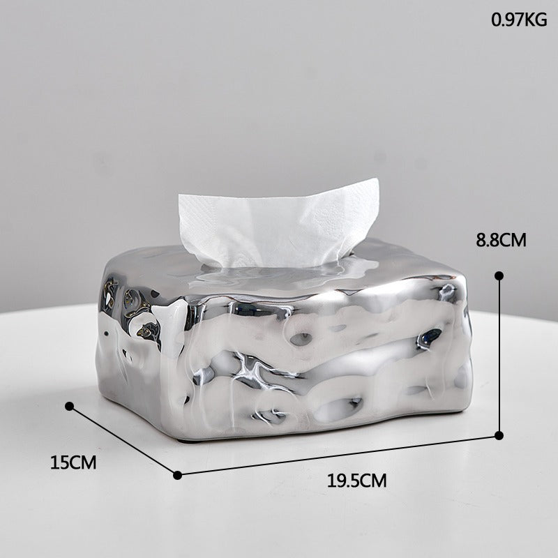 The Porcelain Rectangle Tissue Box