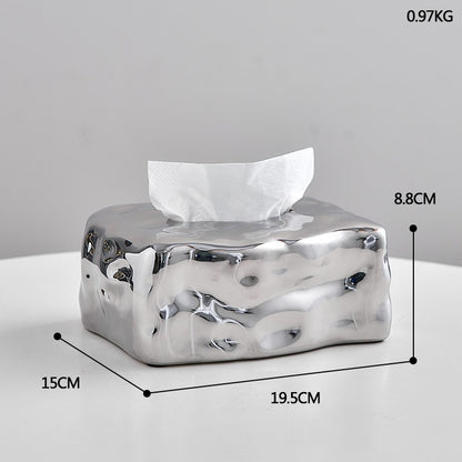 The Porcelain Rectangle Tissue Box