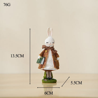 The Resin Stylish Rabbit Figurines