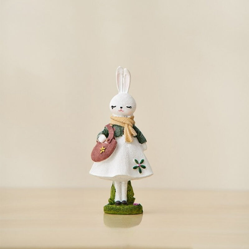 The Resin Stylish Rabbit Figurines