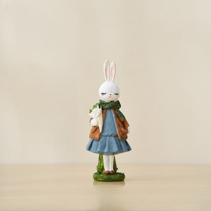 The Resin Stylish Rabbit Figurines