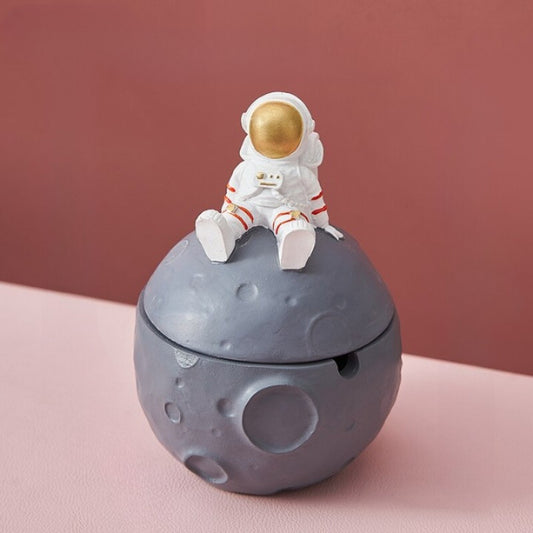 The Astronaut And Moon Ashtray