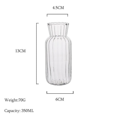 The Clear Glass Decorative Vase