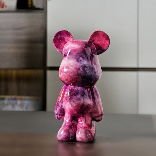 The Resin Colorful Bear Figurines