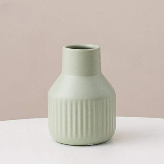 The Ceramic Solid Flower Vase