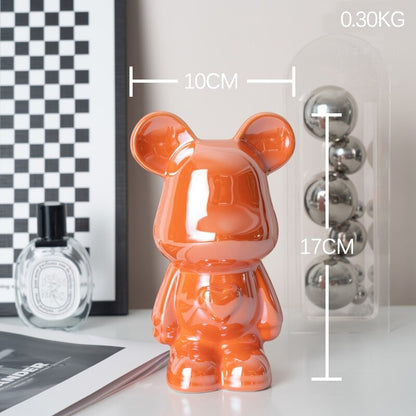 The Ceramic And Enamel Bear Figurines