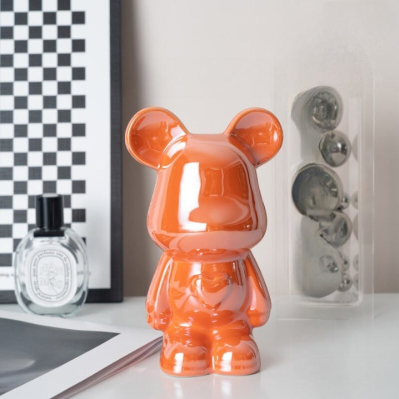 The Ceramic And Enamel Bear Figurines