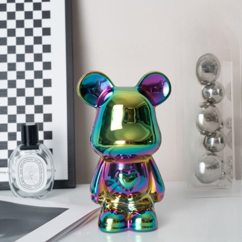 The Ceramic And Enamel Bear Figurines