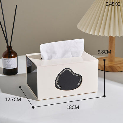 The Acryl White Tissue Box