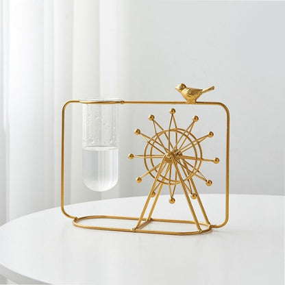 The Golden Windmill Flower Vase