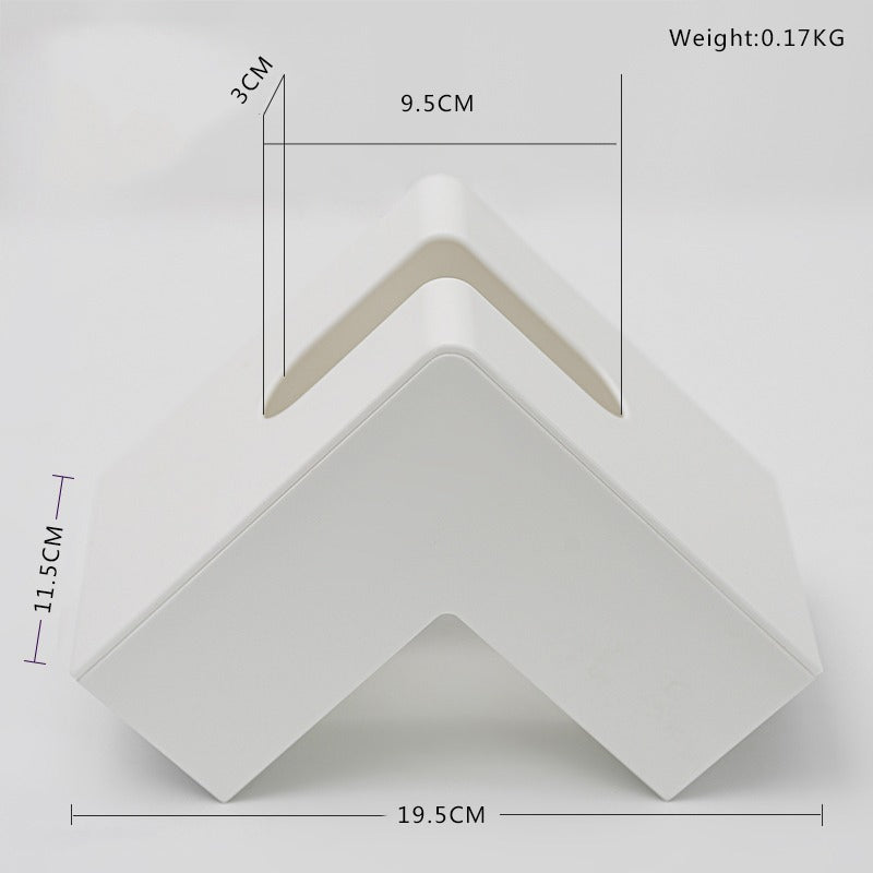 The Right Angle Tissue Box