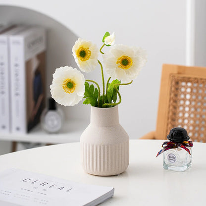 The Ceramic Solid Flower Vase