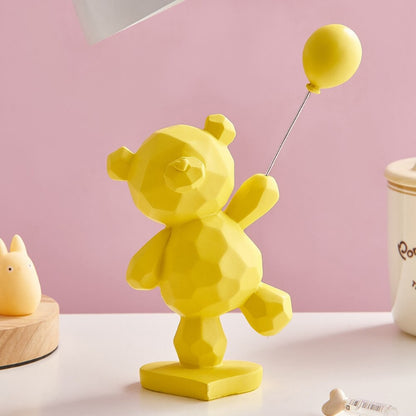 The Resin Balloon Bear Figurines