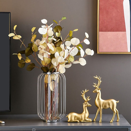 The Metal Wired Flower Vase