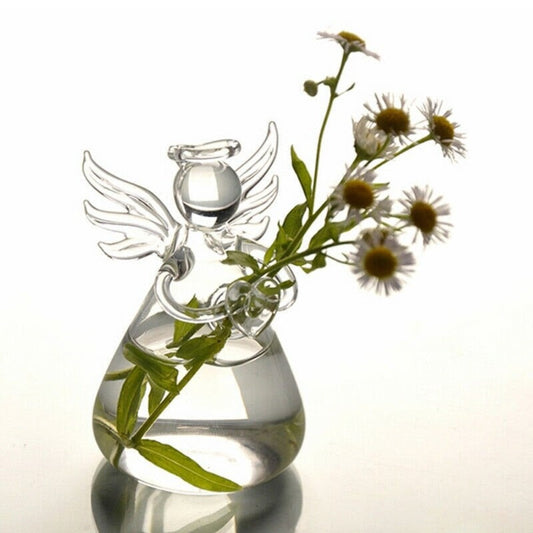 The Glass Angel Flower Vase