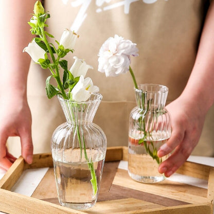 The Clear Glass Decorative Vase