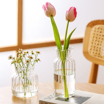 The Clear Glass Decorative Vase